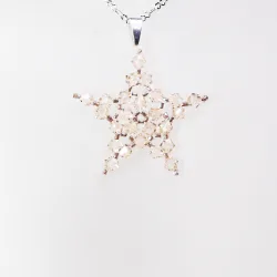 Pendant 30cm - Ara-Silver Chain - Pendant 30cm - Laiton argenté